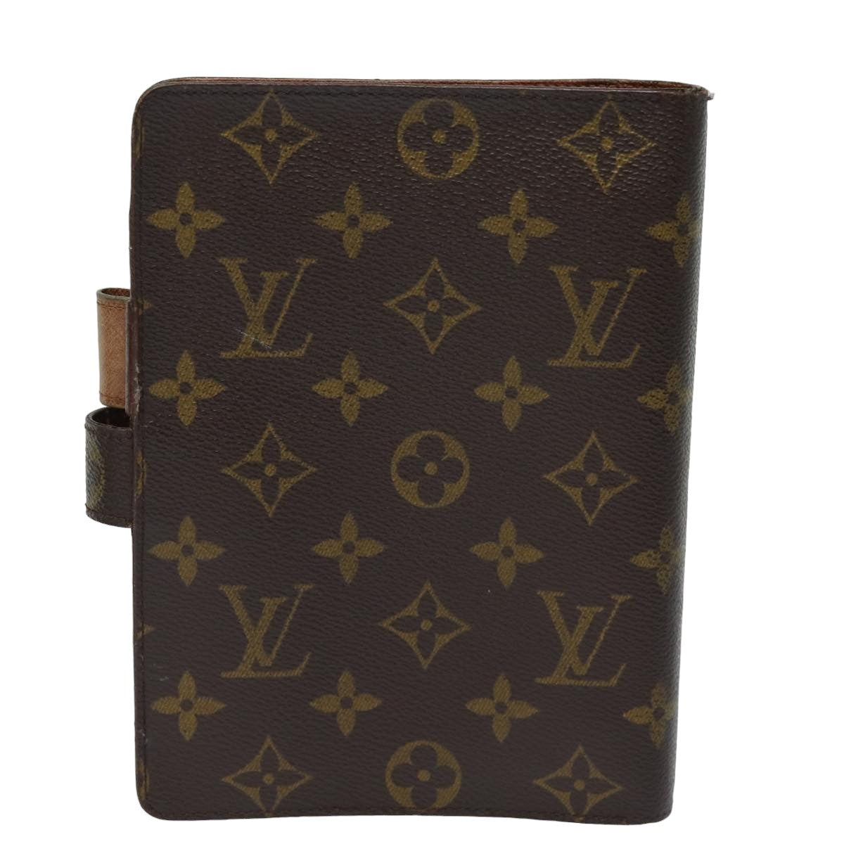 Louis Vuitton Agenda Cover Brown Canvas Wallet