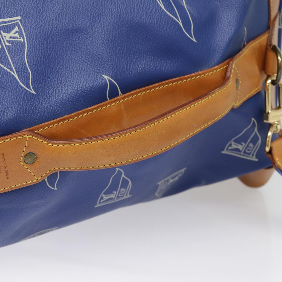 Louis Vuitton Cup Tasman Blue Canvas Shoulder Bag