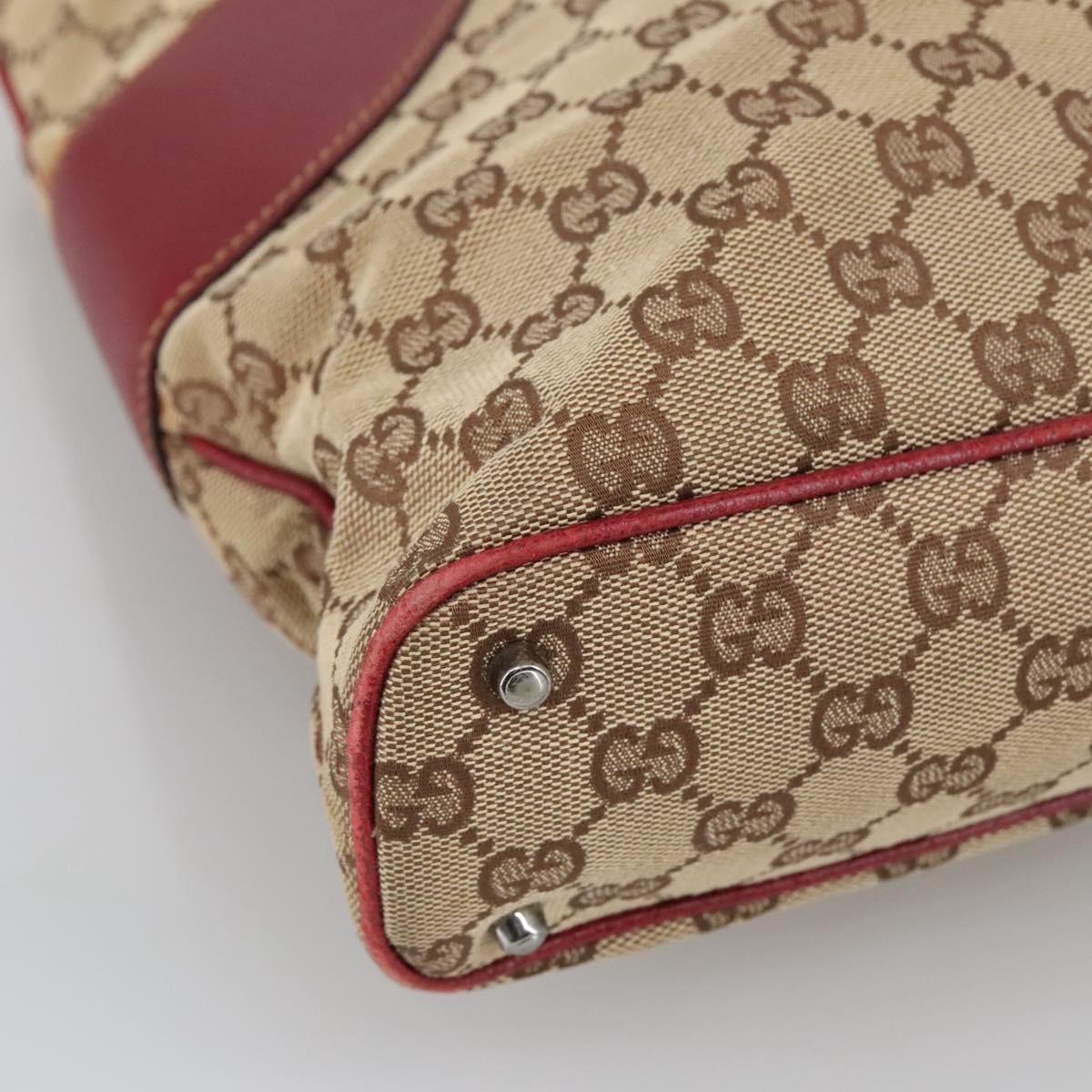 Gucci Beige Canvas Tote Bag