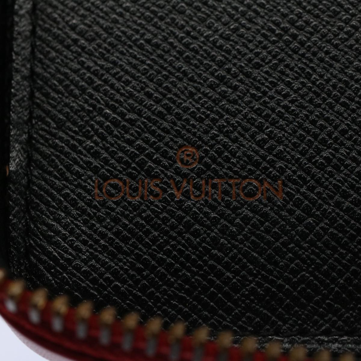 Louis Vuitton Agenda Cover Red Leather Wallet