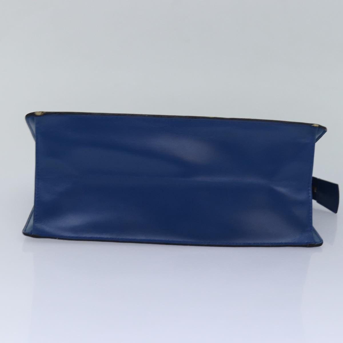 Louis Vuitton Trousse Makeup Blue Leather Clutch Bag