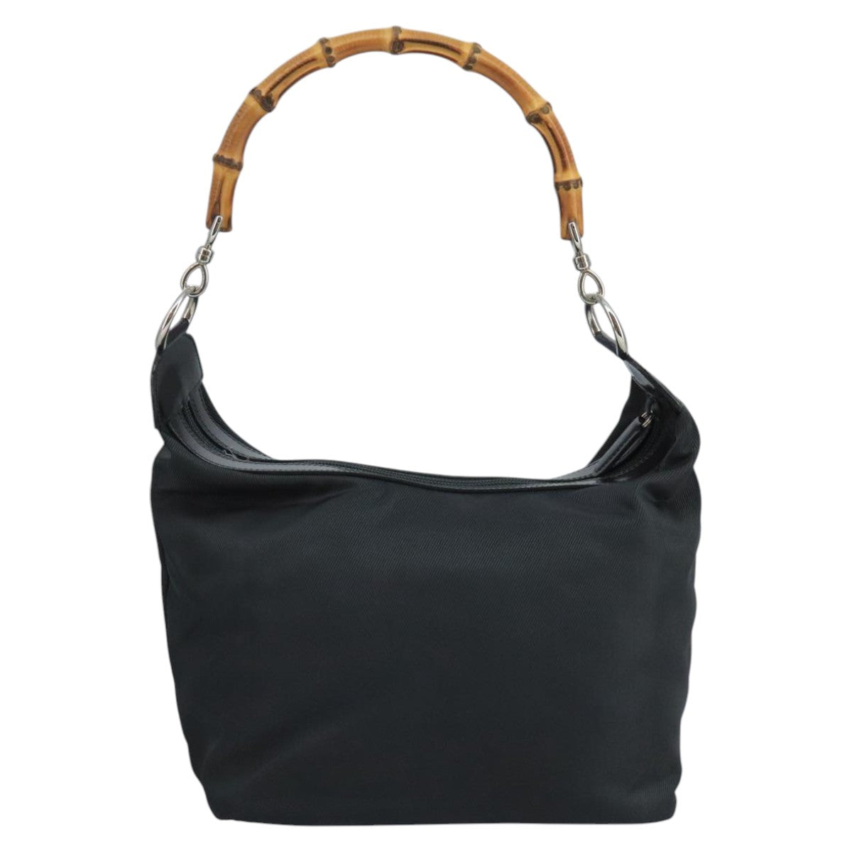 Gucci Bamboo Black Synthetic Handbag