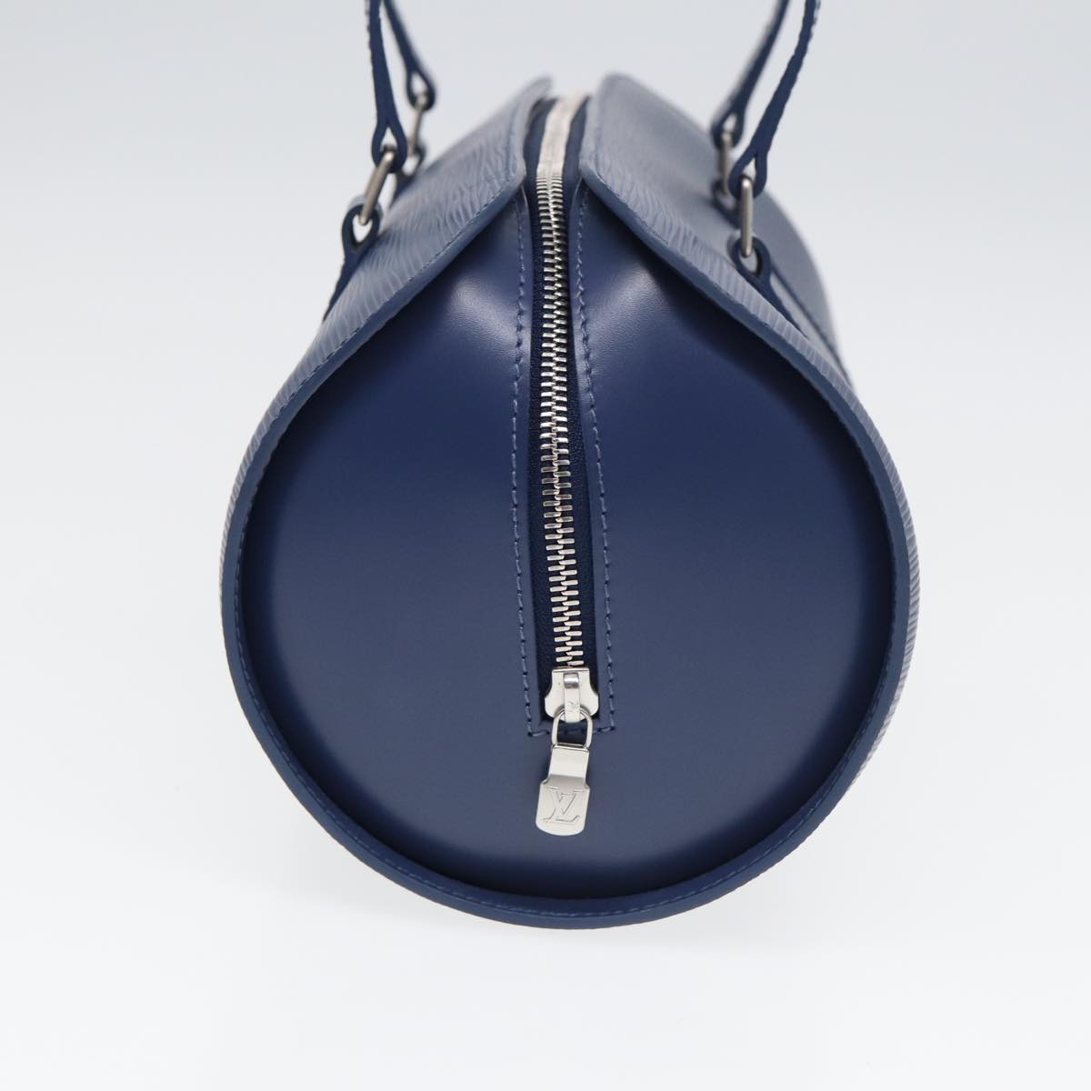Louis Vuitton Papillon 30 Blue Leather Handbag