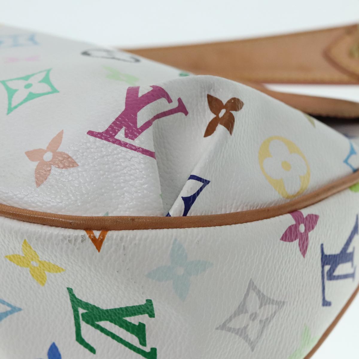 Louis Vuitton Patti White Canvas Shoulder Bag