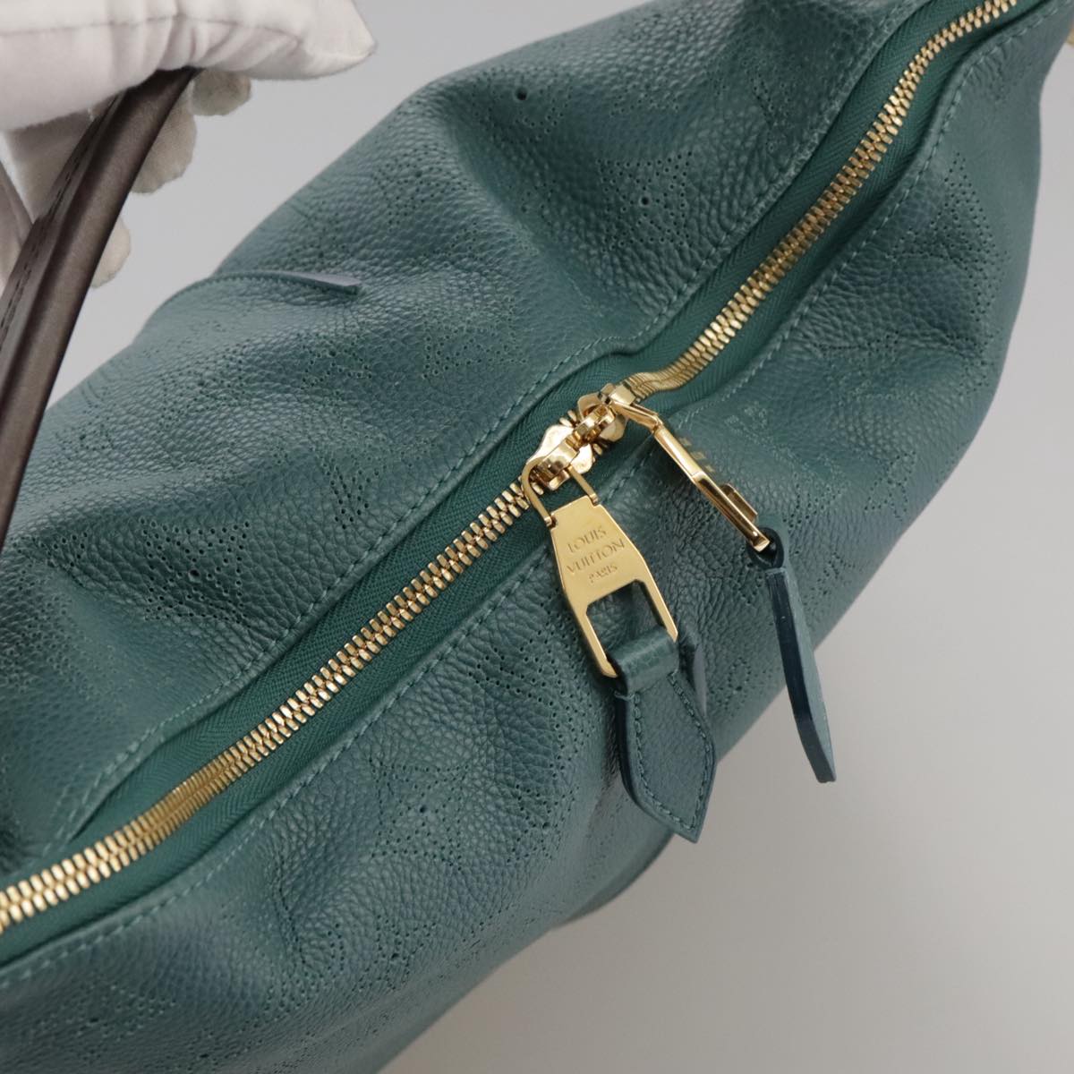 Louis Vuitton Selene Blue Leather Shoulder Bag