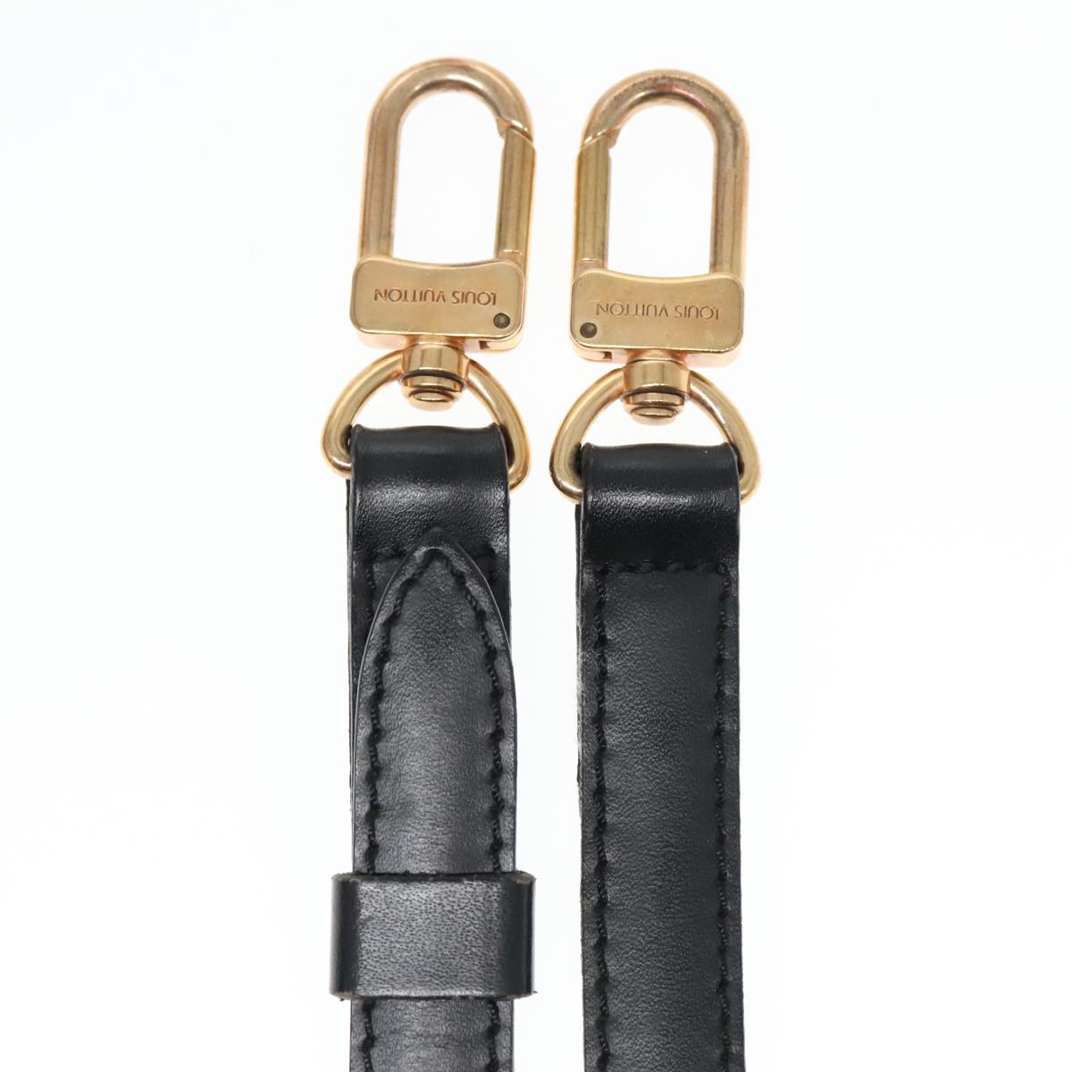 Louis Vuitton Bandoulière De Sac Black Leather Bag Jewelry