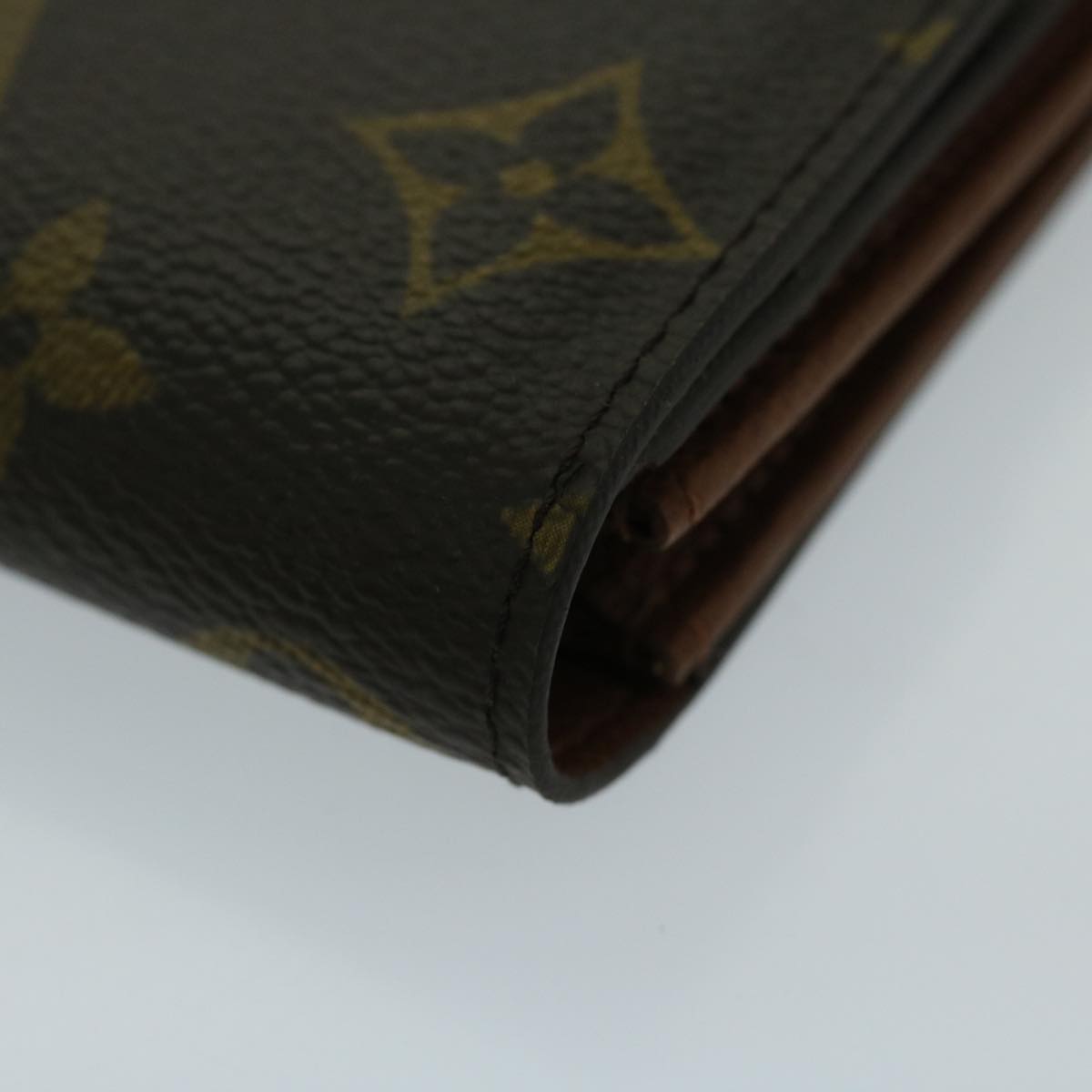 Louis Vuitton Portefeuille Sarah Brown Canvas Wallet