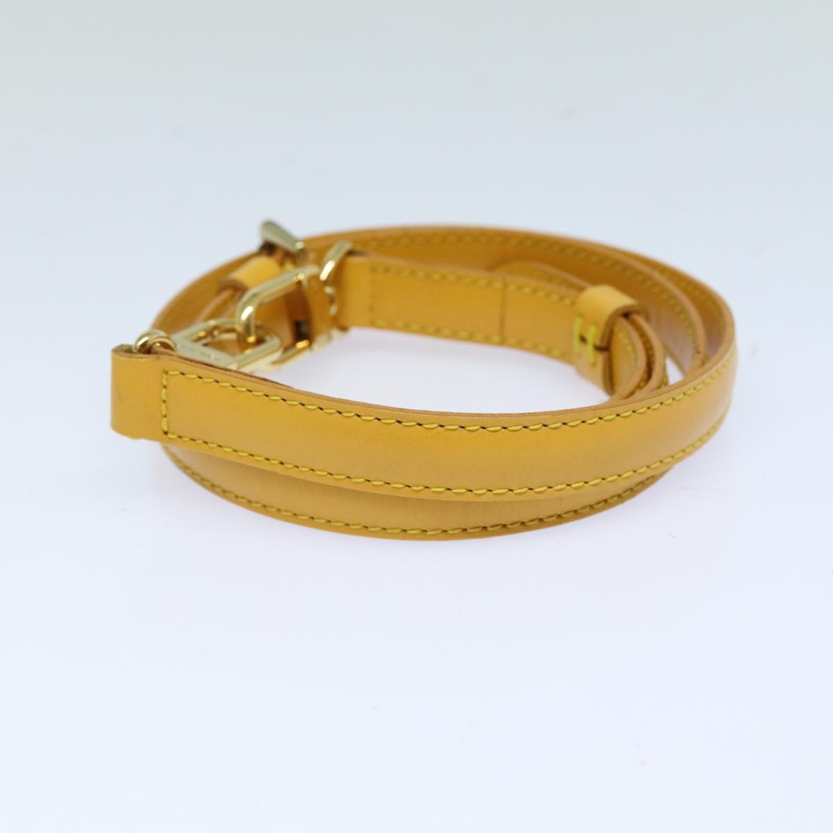 Louis Vuitton Shoulder Strap Yellow Leather Bag Jewelry