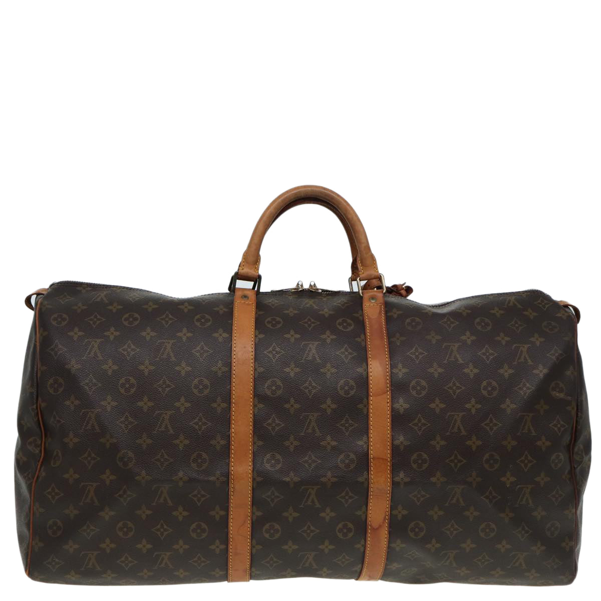Louis Vuitton Keepall 60 Brown Canvas Travel Bag