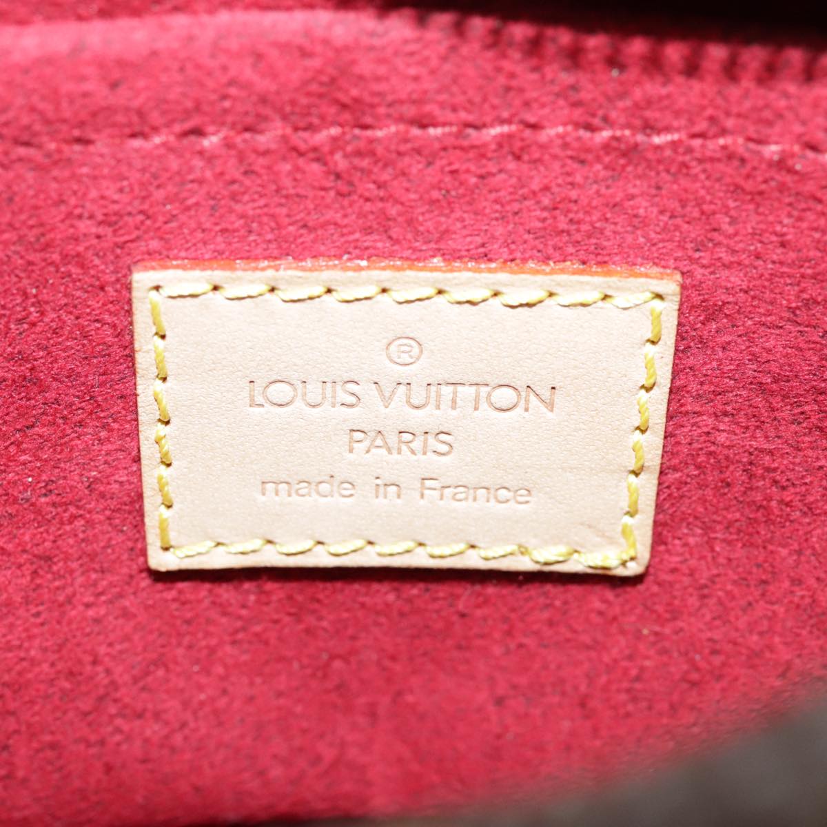 Louis Vuitton Croissant Brown Canvas Shoulder Bag