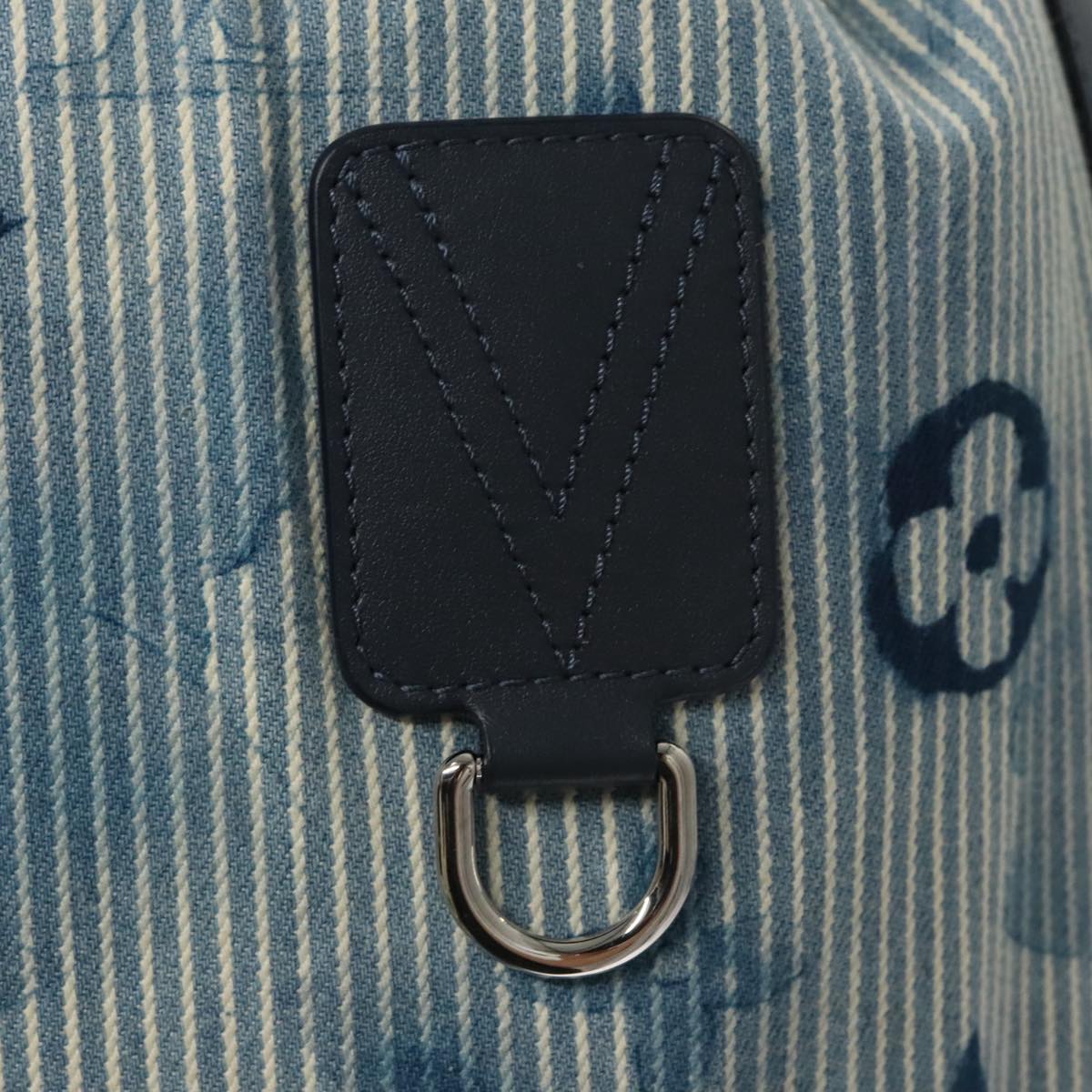 Louis Vuitton Marin Blue Canvas Shoulder Bag