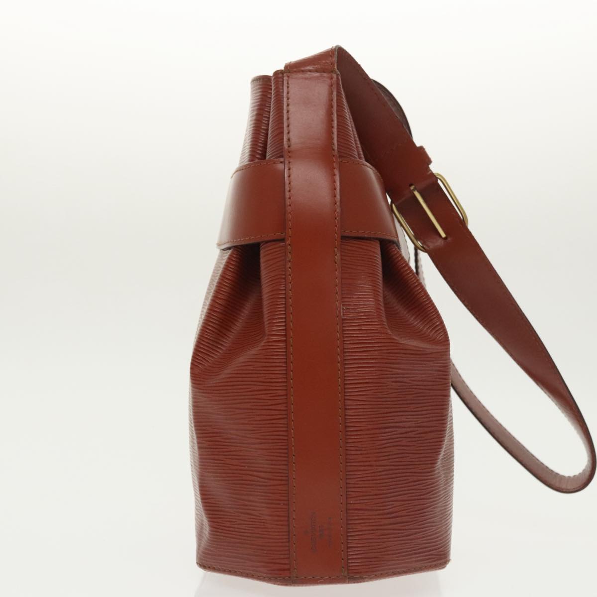 Louis Vuitton Sac D'épaule Brown Leather Shoulder Bag