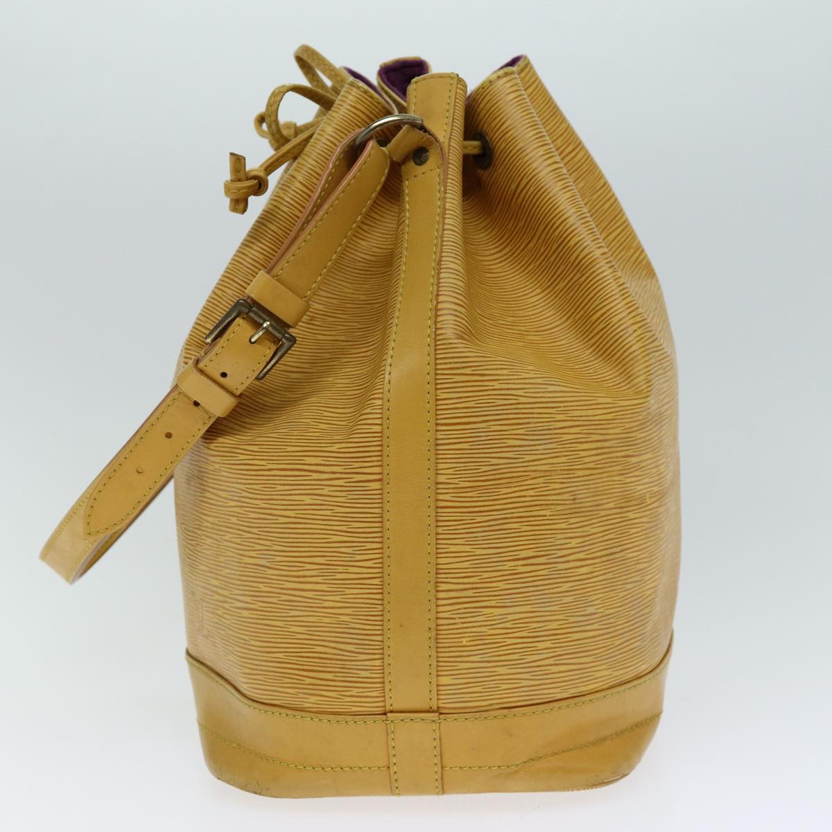 Louis Vuitton Noe Yellow Leather Shoulder Bag