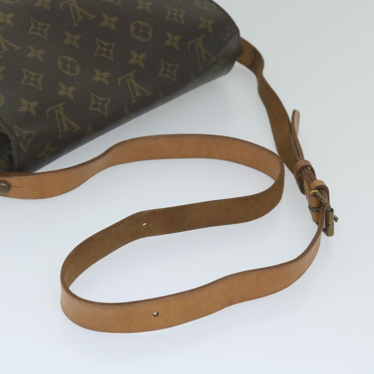 Louis Vuitton Cartouchière Brown Canvas Shoulder Bag