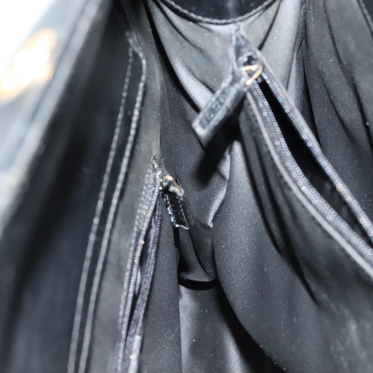 Gucci Bamboo Black Leather Handbag