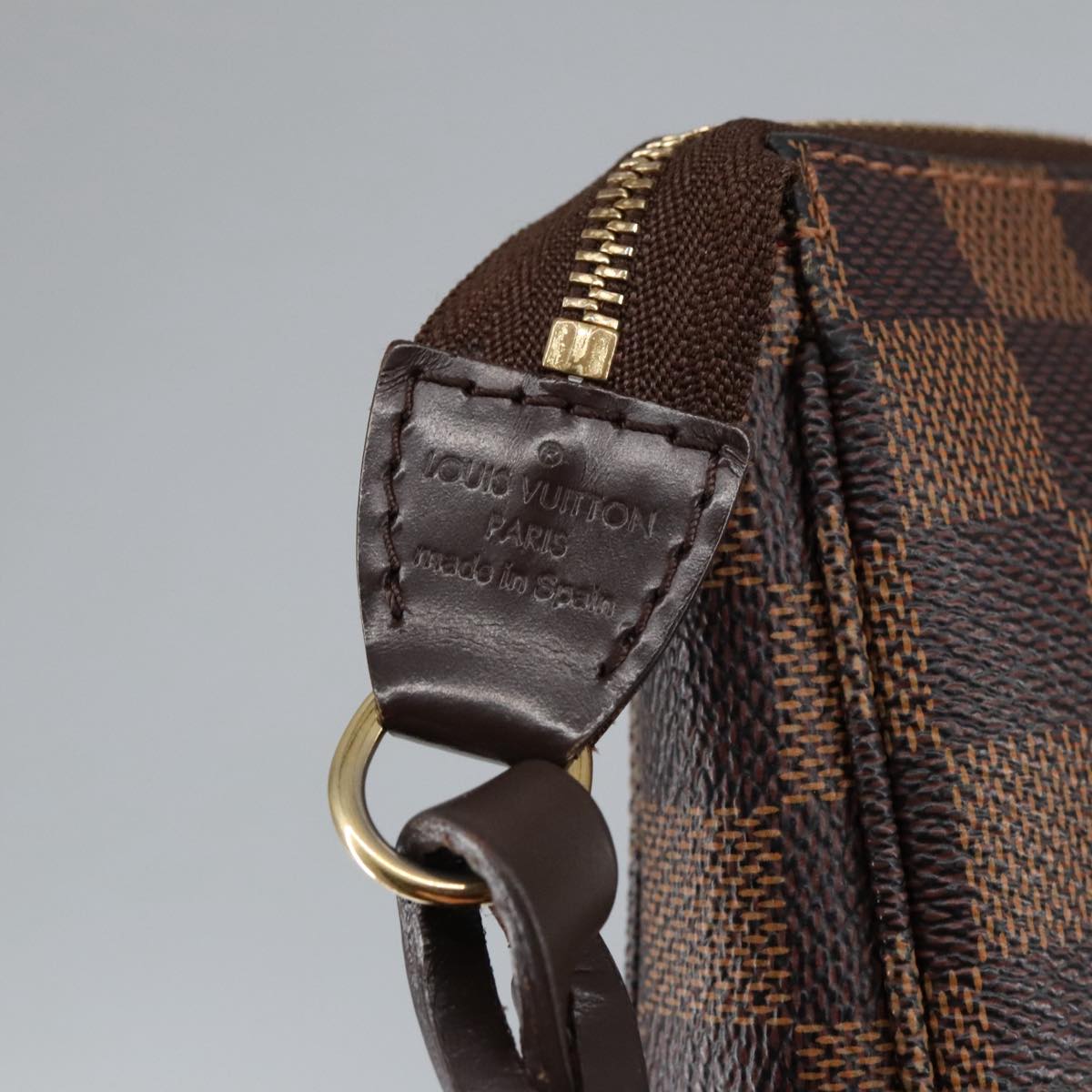 Louis Vuitton Pochette Accessoire Brown Canvas Shoulder Bag