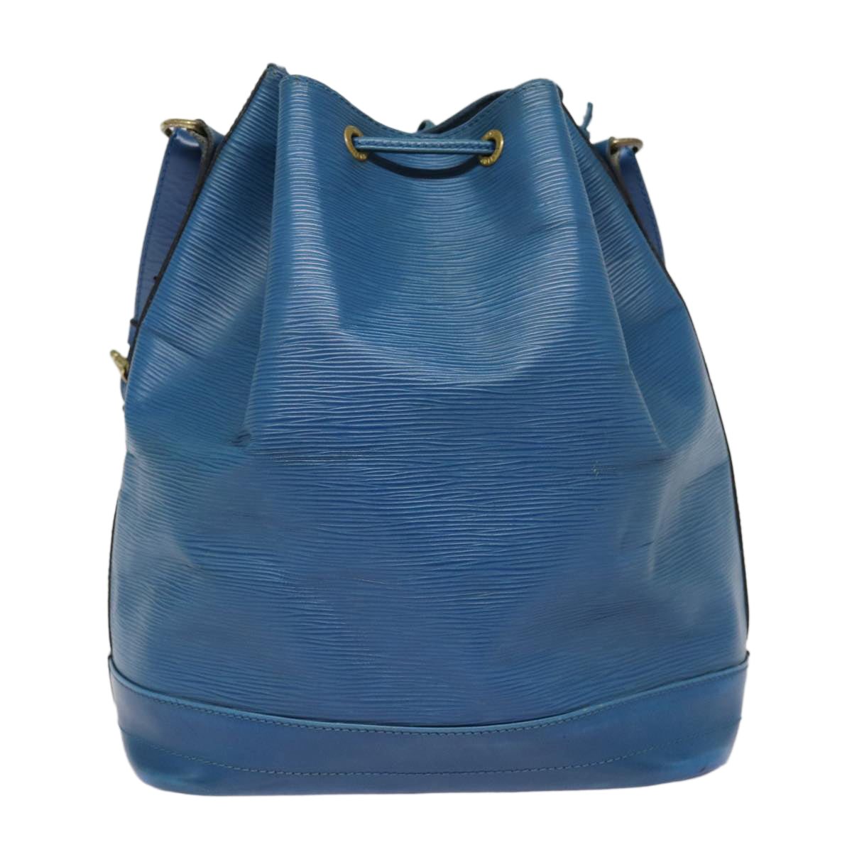 Louis Vuitton Noé Blue Leather Shoulder Bag
