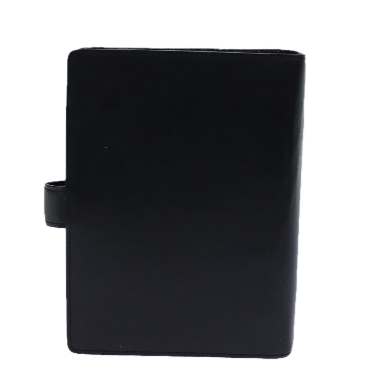 Louis Vuitton Agenda Mm Black Leather Wallet