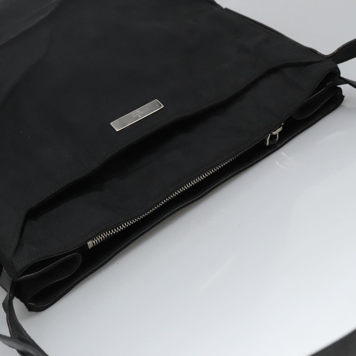 Gucci Black Canvas Shoulder Bag