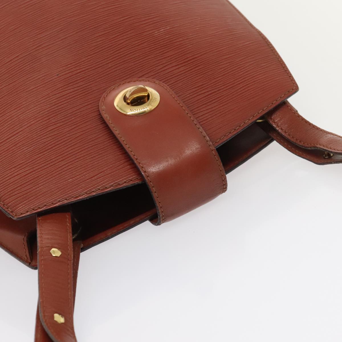 Louis Vuitton Cluny Brown Leather Shoulder Bag
