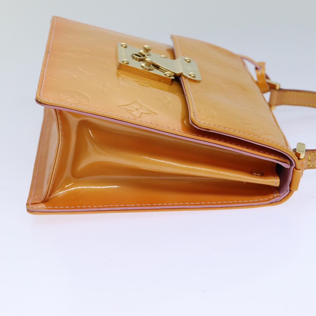 Louis Vuitton Spring Street Yellow Patent Leather Handbag