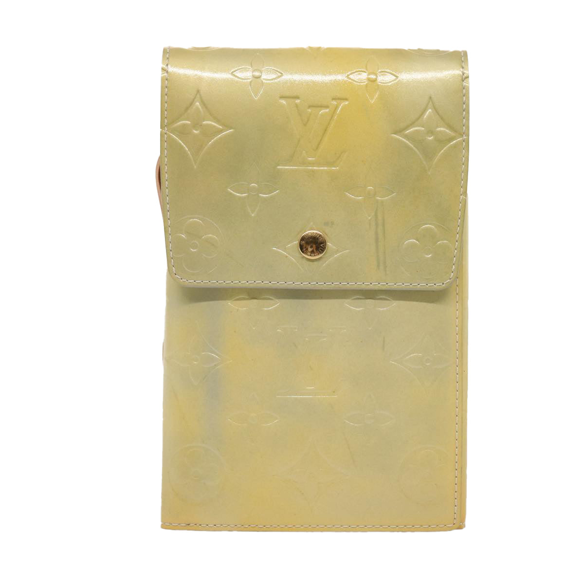 Louis Vuitton Walker Yellow Patent Leather Wallet