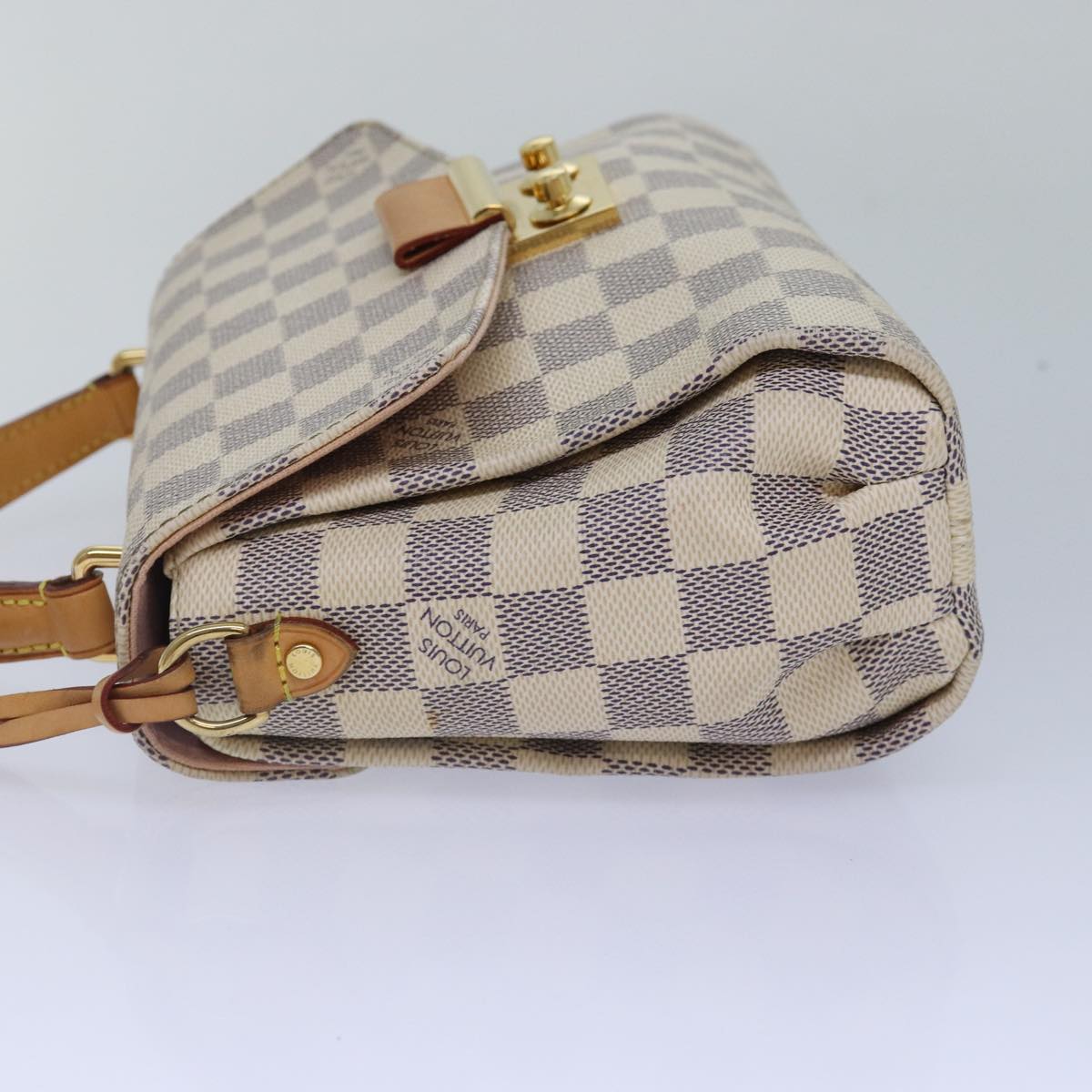 Louis Vuitton Croisette White Canvas Handbag