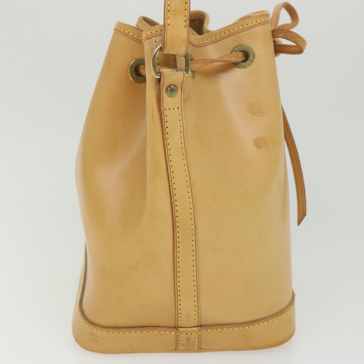 Louis Vuitton Noe Beige Leather Handbag