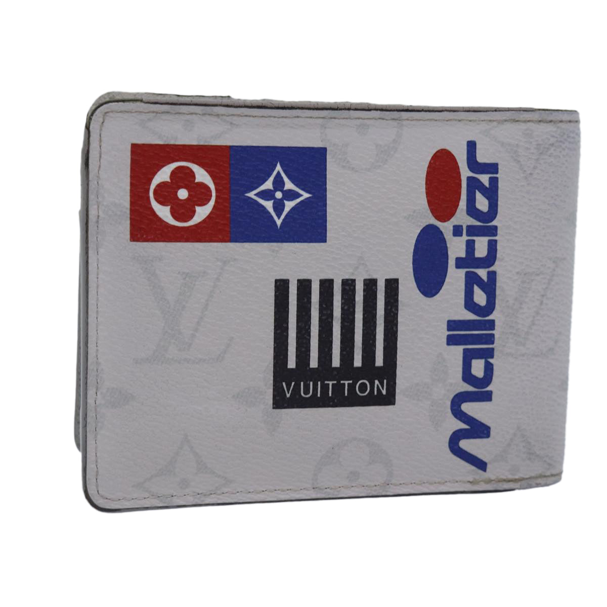 Louis Vuitton Portefeuille Multiple Grey Canvas Wallet