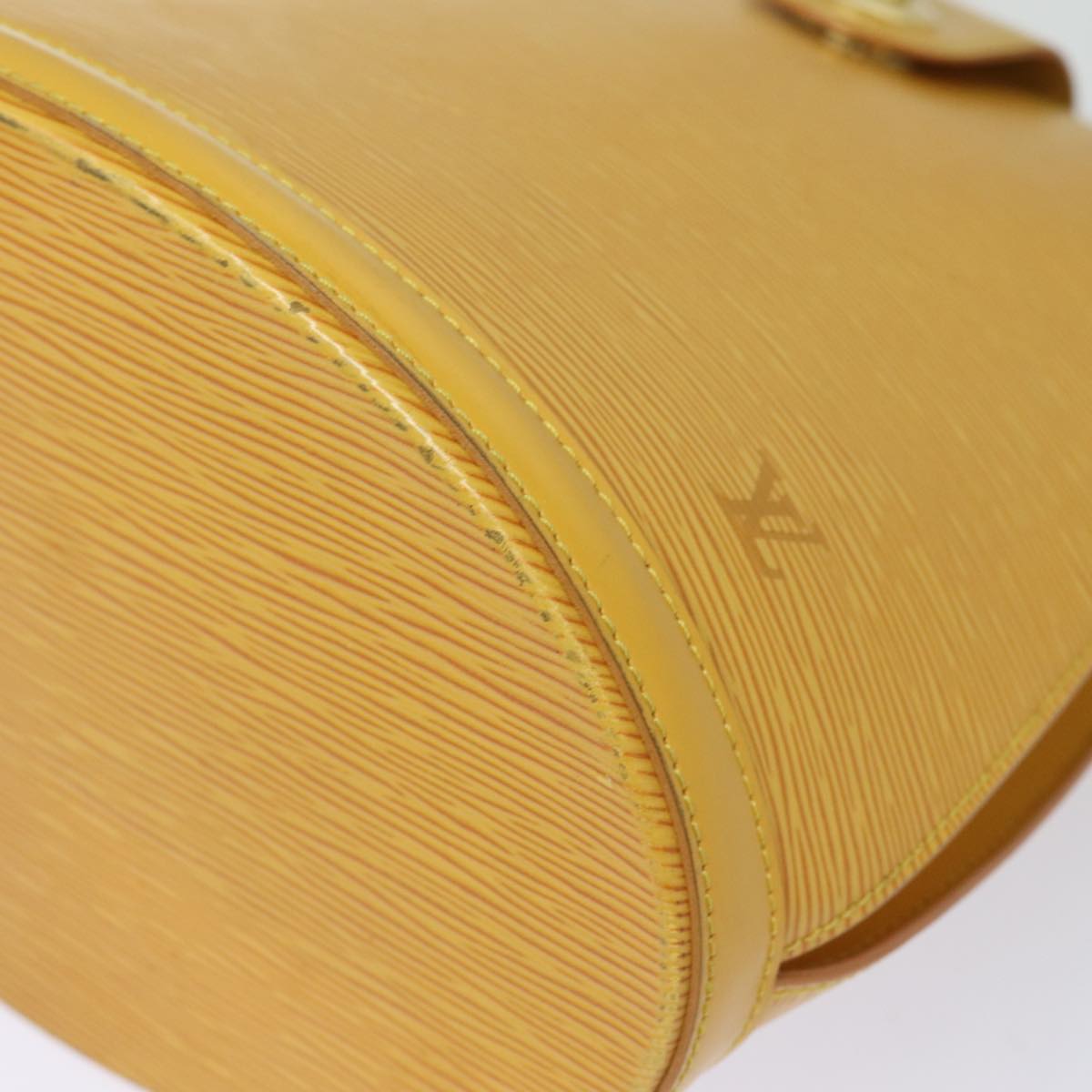 Louis Vuitton Cluny Yellow Leather Shoulder Bag