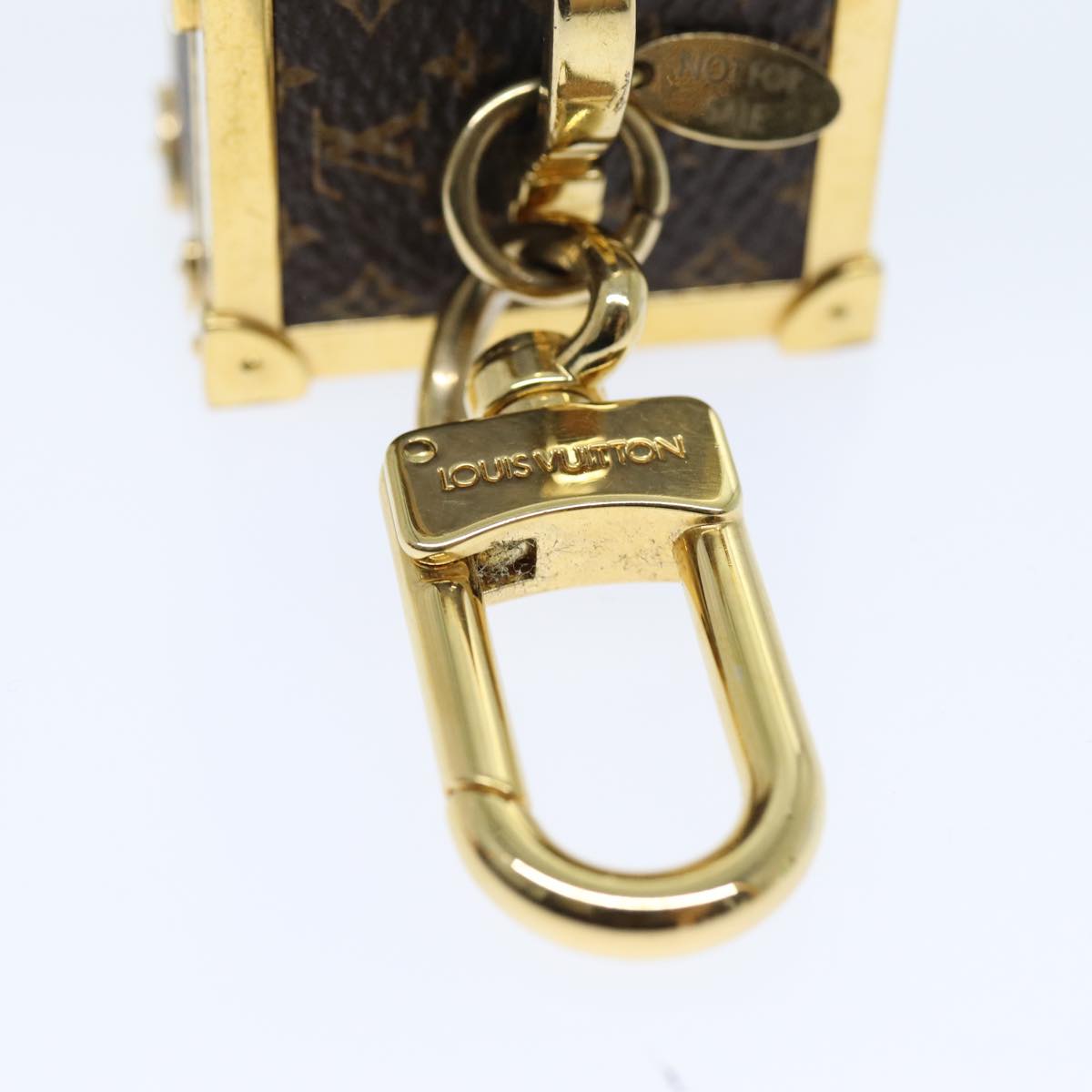 Louis Vuitton Porte Clés Brown Metal Bag Jewelry