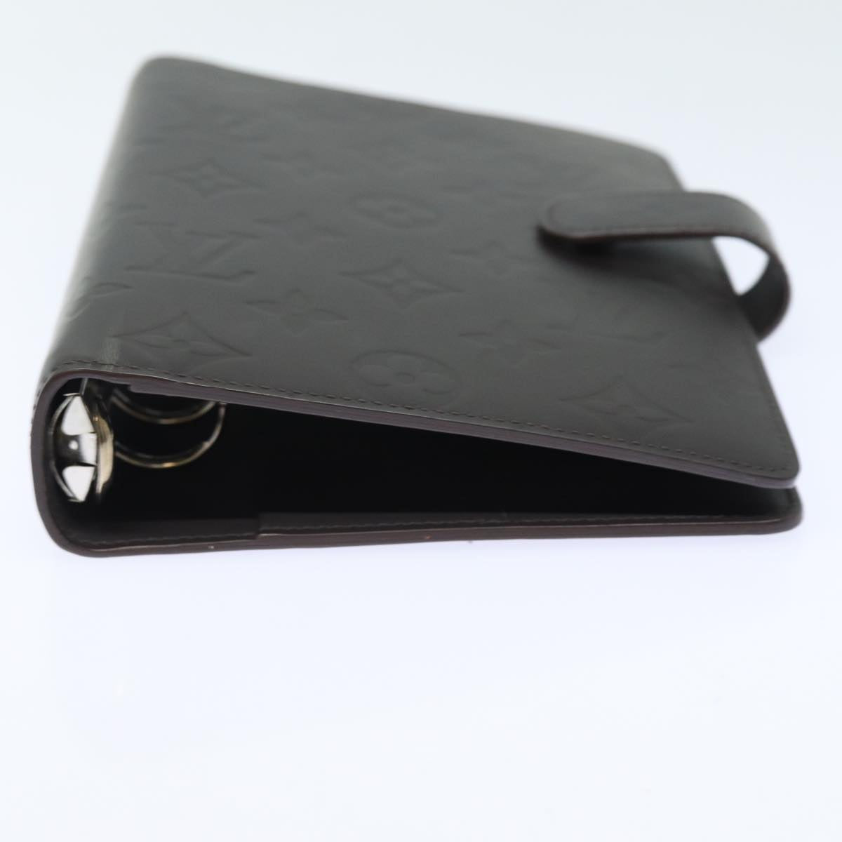 Louis Vuitton Agenda Mm Brown Leather Wallet