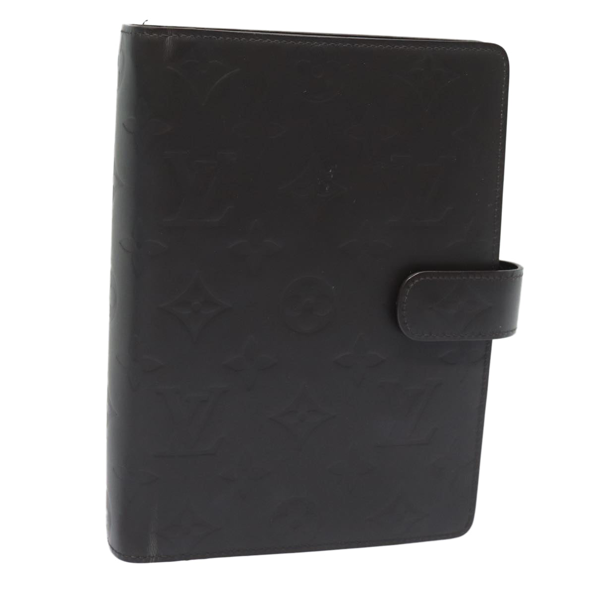 Louis Vuitton Agenda Mm Brown Leather Wallet