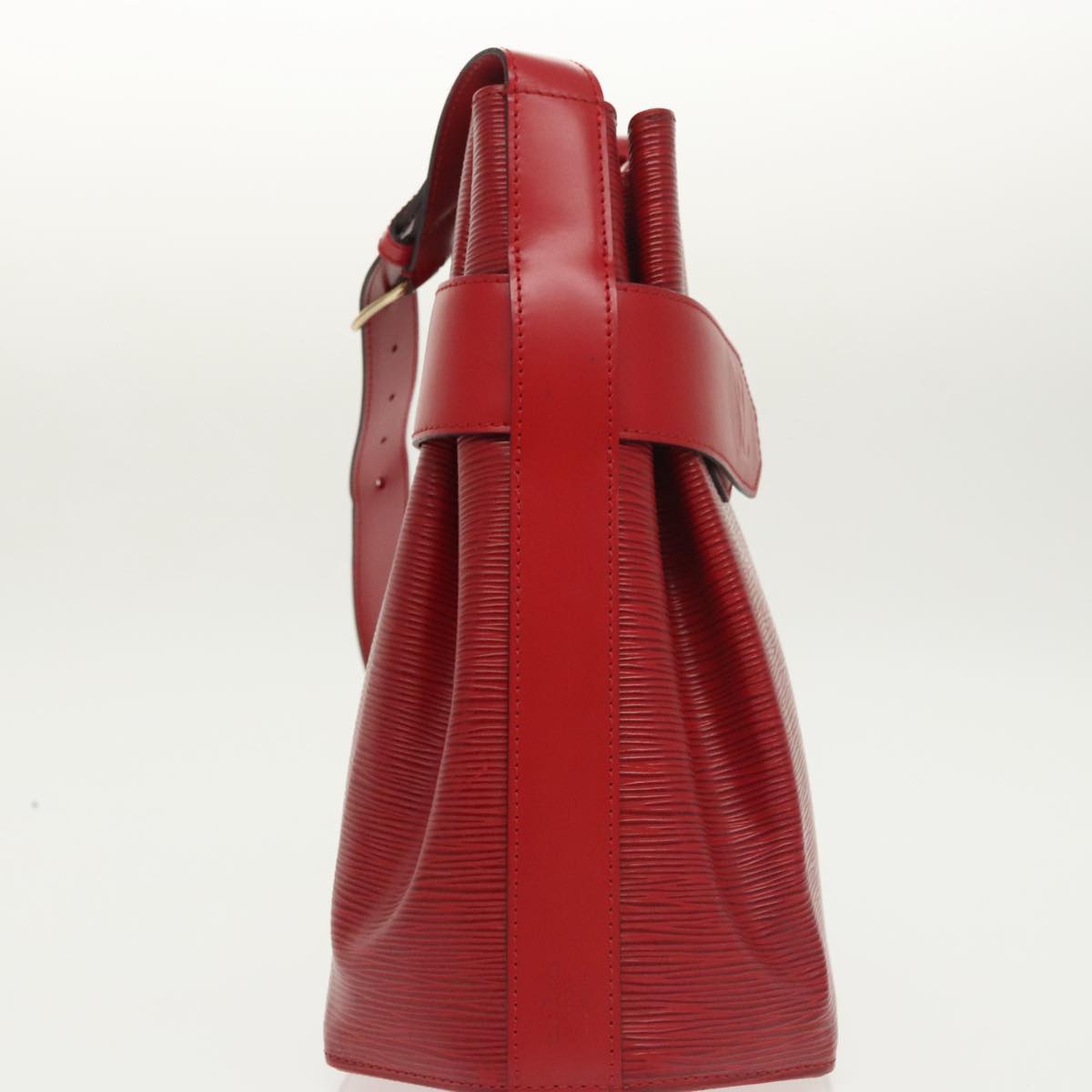 Louis Vuitton Sac D'épaule Red Leather Shoulder Bag