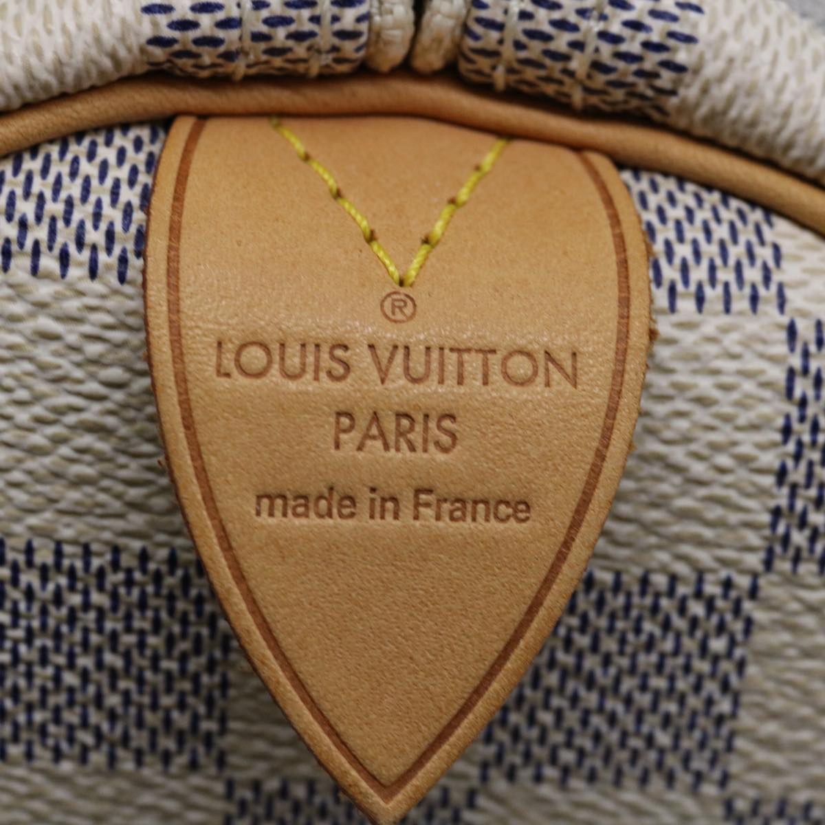 Louis Vuitton Speedy 30 White Canvas Handbag