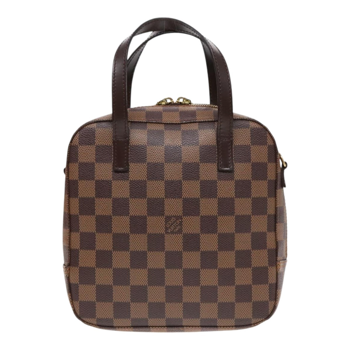 Louis Vuitton Spontini Brown Canvas Handbag