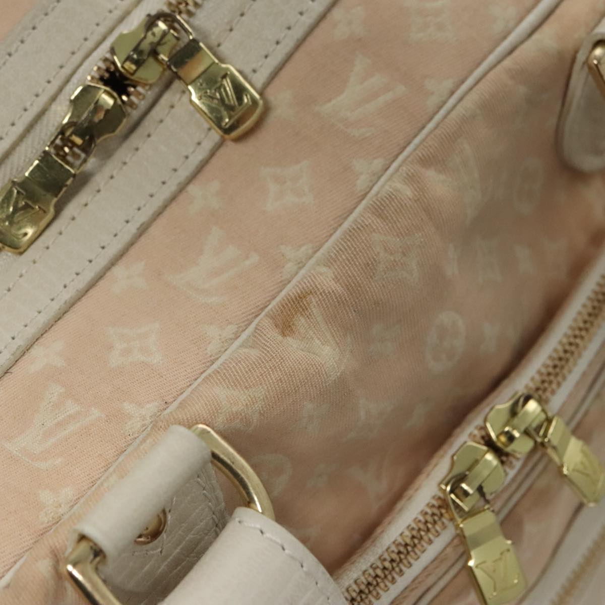 Louis Vuitton Mini Lin Pink Canvas Shoulder Bag