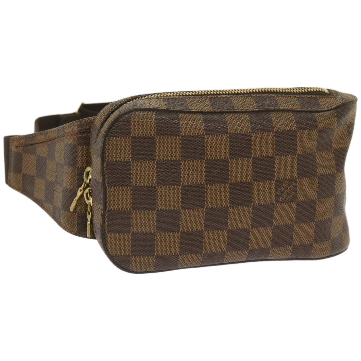 Louis Vuitton Geronimos Brown Canvas Shoulder Bag