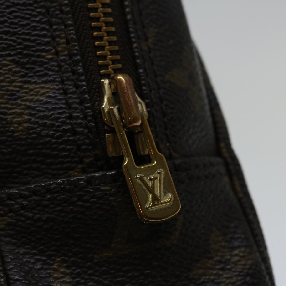 Louis Vuitton Trousse De Toilette Brown Canvas Clutch Bag