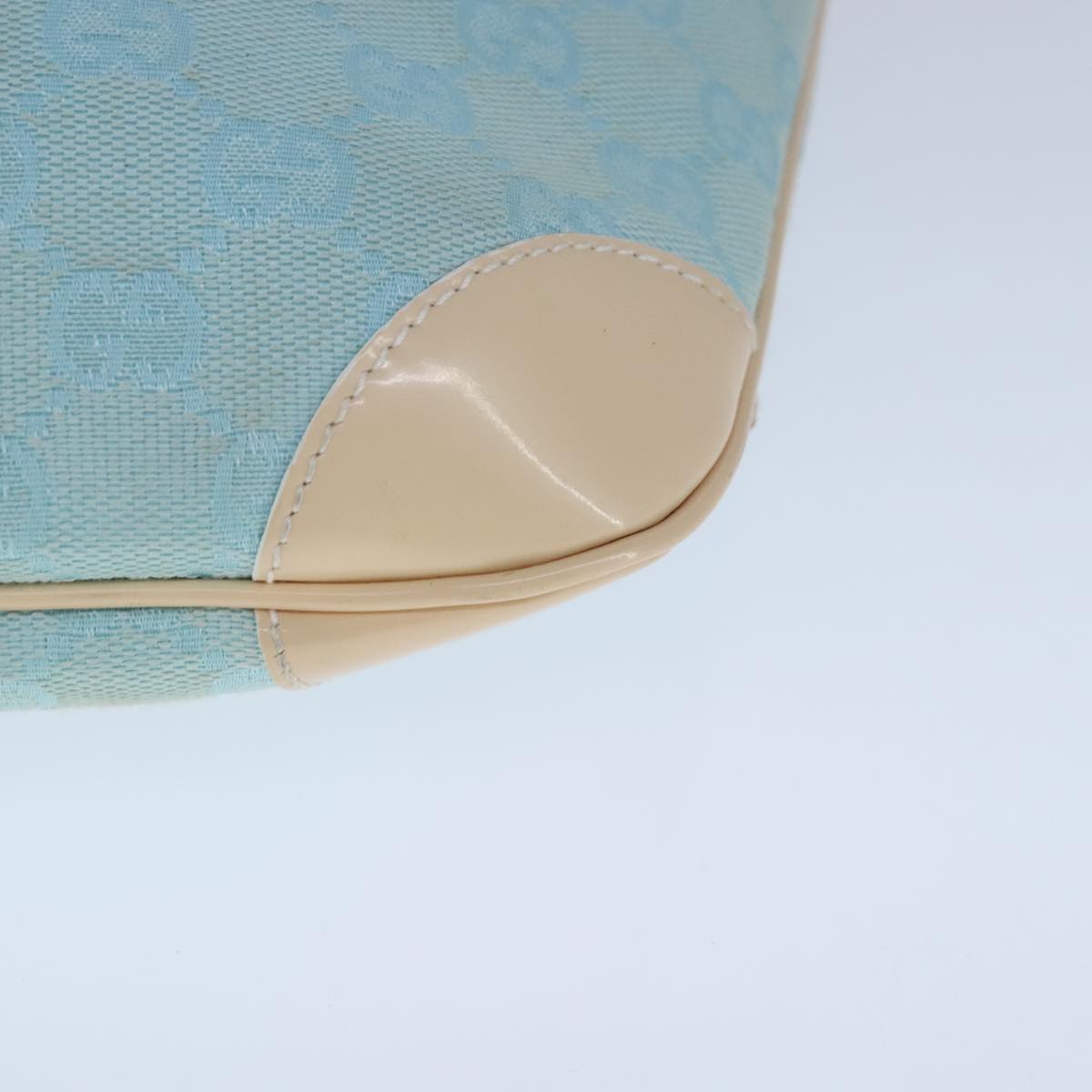 Gucci Hobo Blue Canvas Shoulder Bag