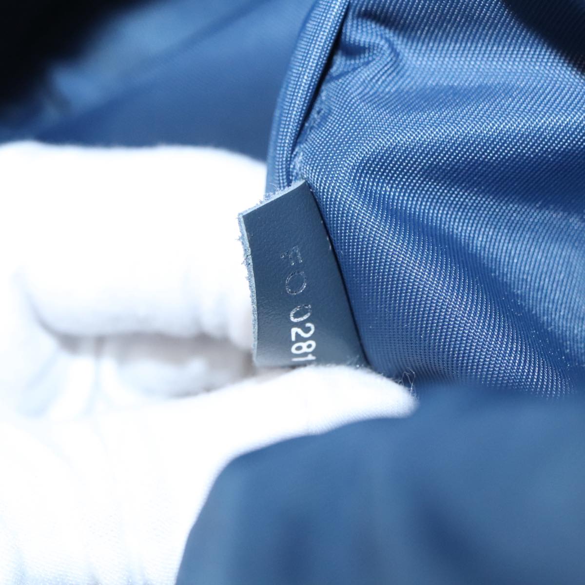 Louis Vuitton Marin Blue Canvas Shoulder Bag