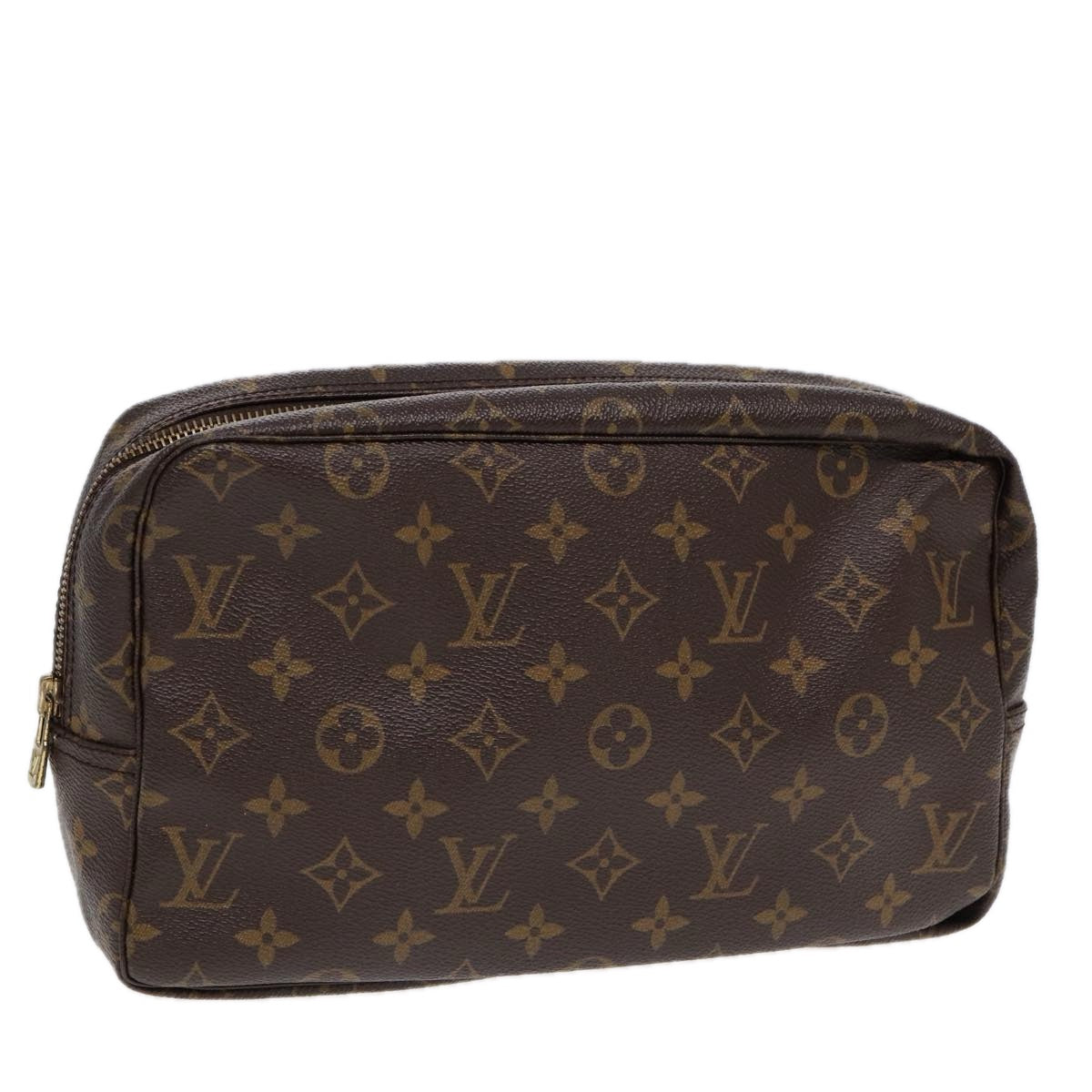 Louis Vuitton Trousse De Toilette Brown Canvas Clutch Bag