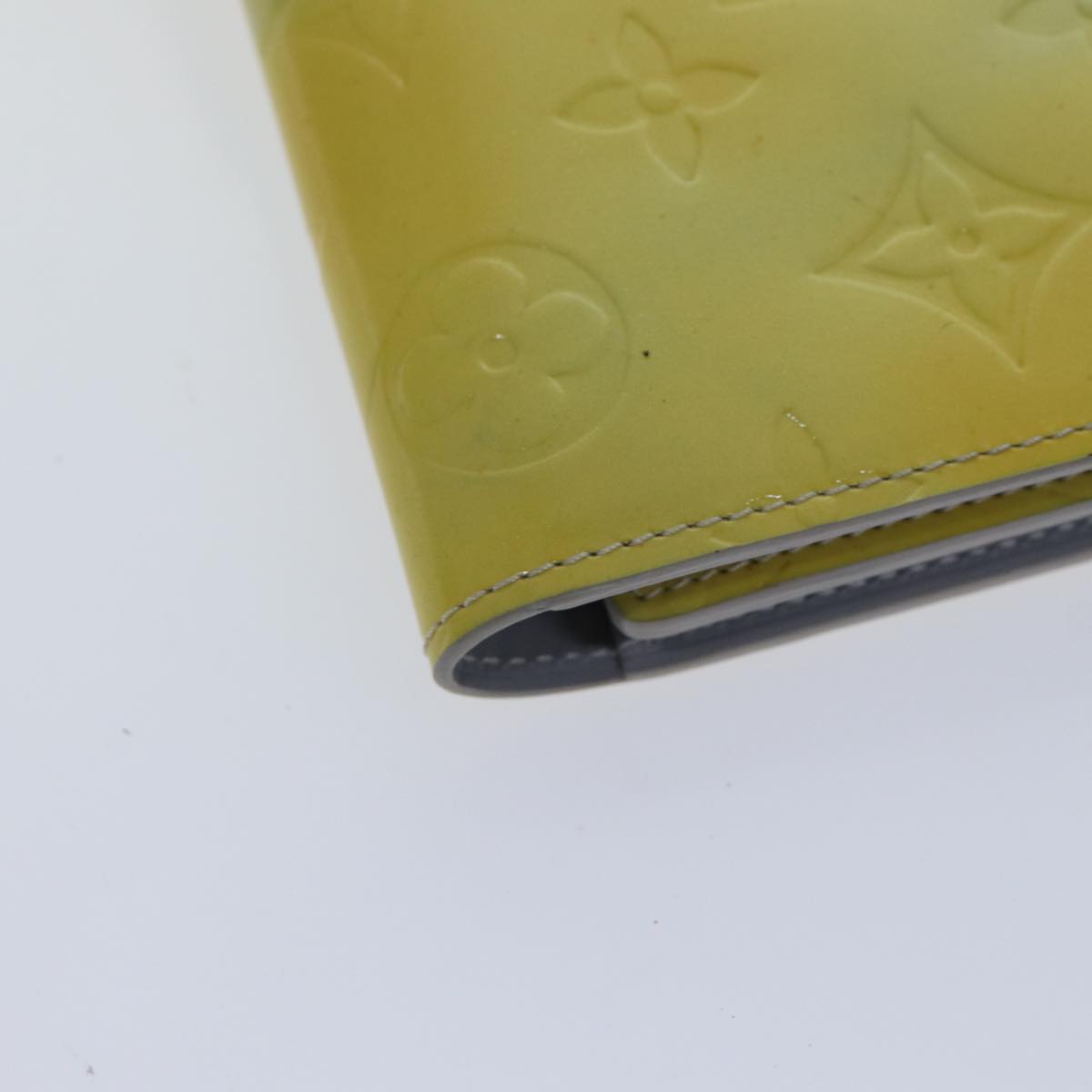 Louis Vuitton Walker Yellow Patent Leather Clutch Bag
