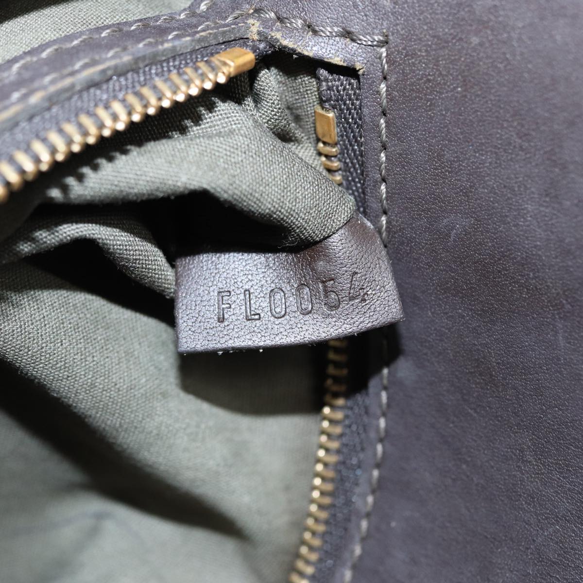 Louis Vuitton Suck Polosion Khaki Canvas Handbag