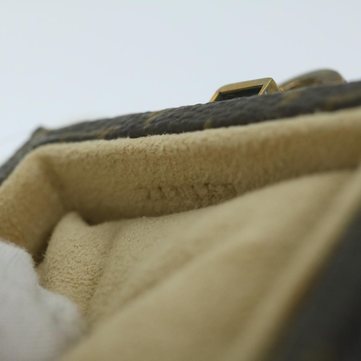 Louis Vuitton Jewelry Case Brown Canvas Jewelleryset Jewelry