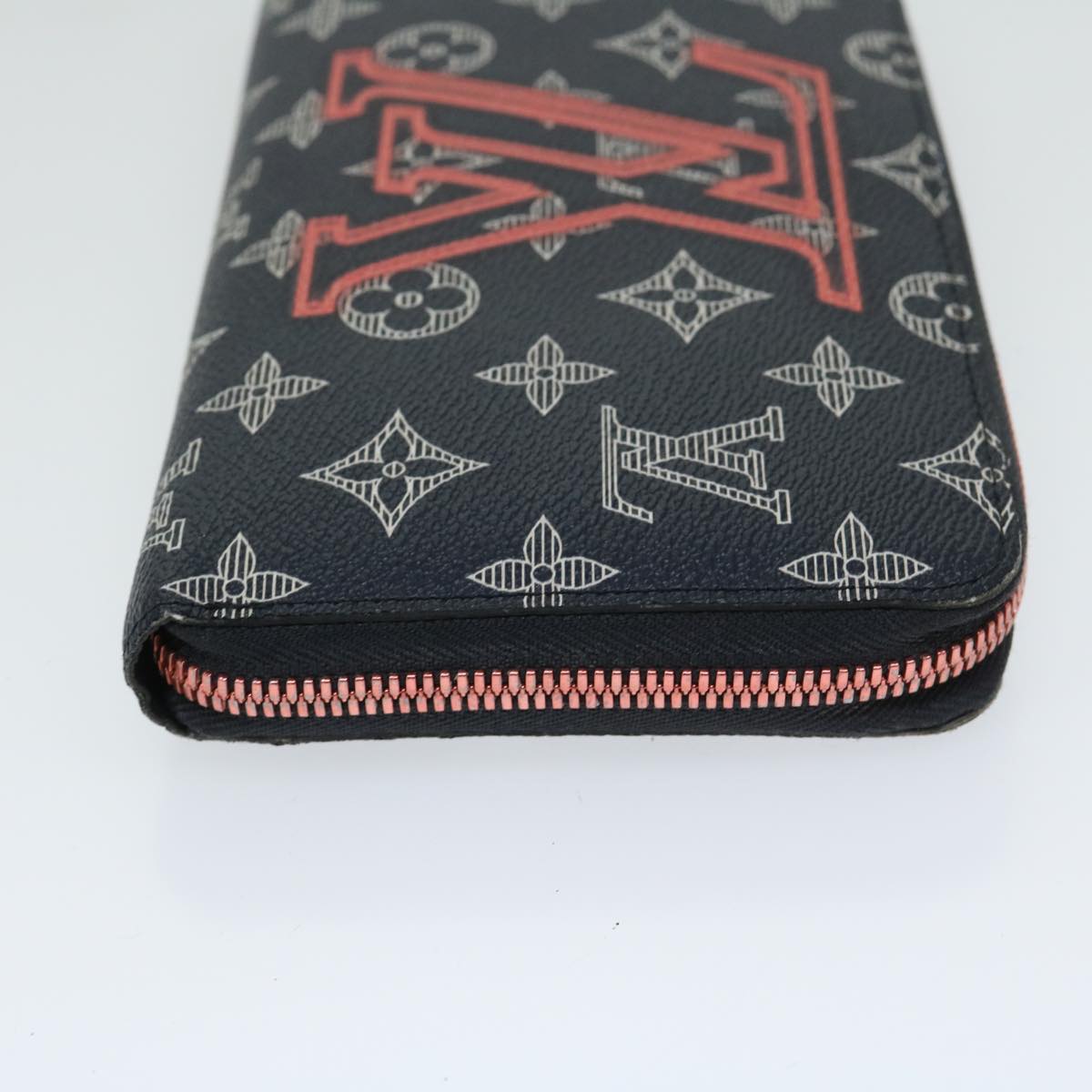 Louis Vuitton Zippy Organizer Black Canvas Wallet
