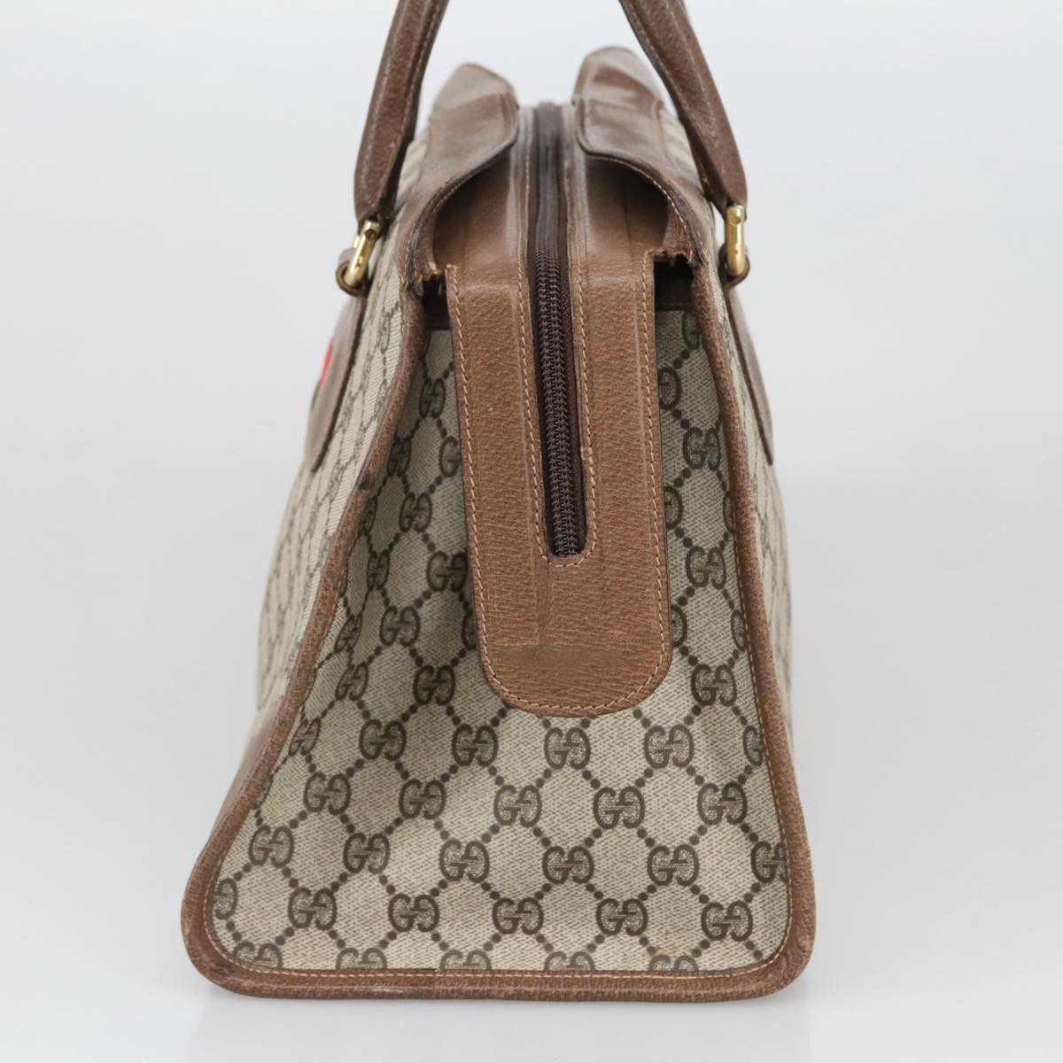 Gucci Sherry Beige Canvas Handbag
