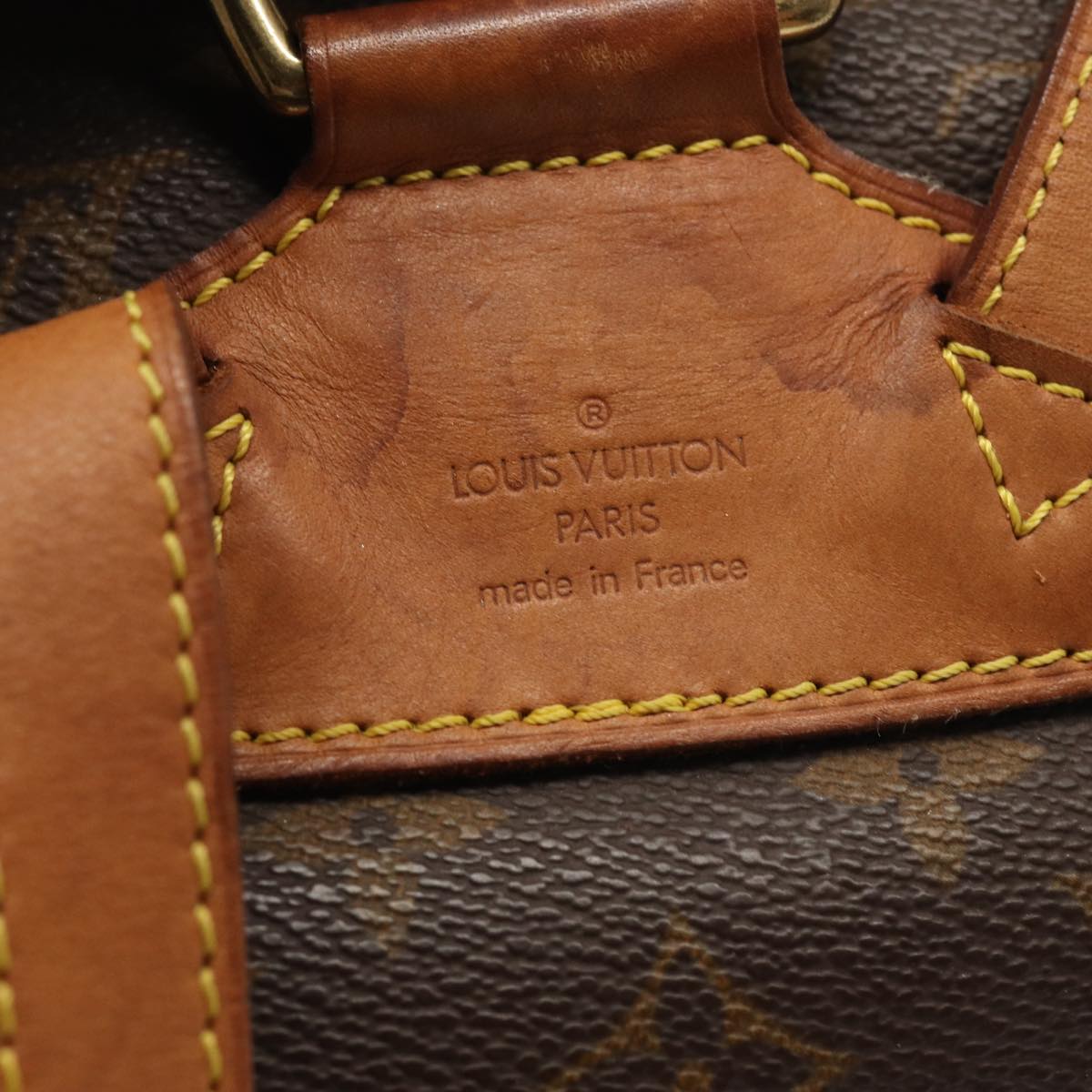 Louis Vuitton Montsouris Brown Canvas Backpack Bag