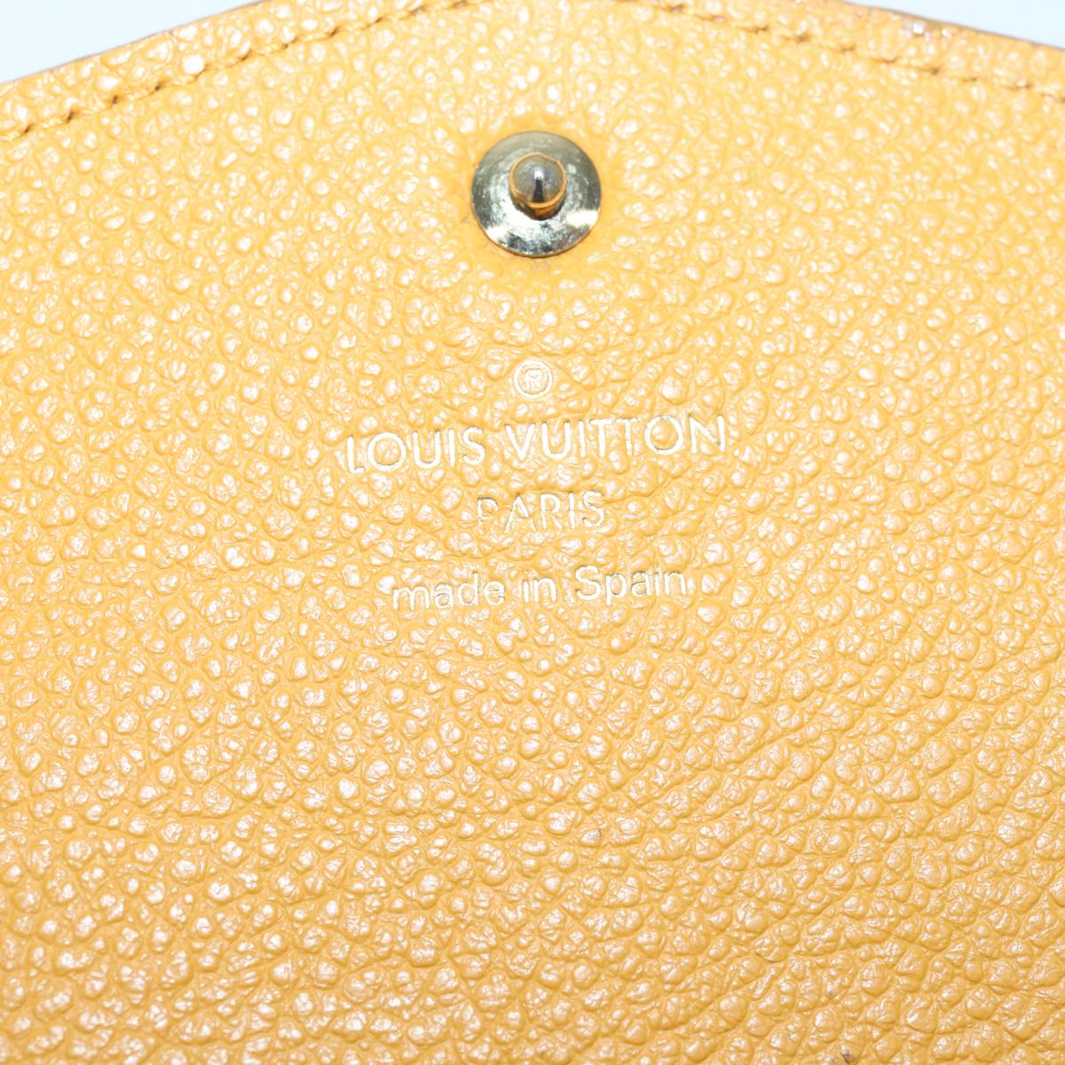 Louis Vuitton Portefeuille Yellow Leather Wallet