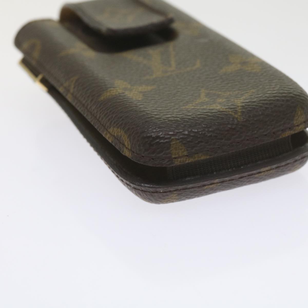 Louis Vuitton Etui Téléphone Brown Canvas Phone Jewelry